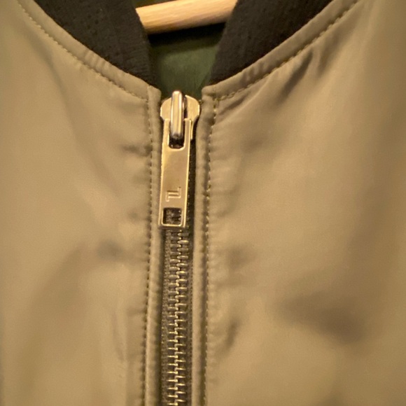 Moss green Porsche Design men’s bomber jacket EU size 56 - Picture 3 of 7